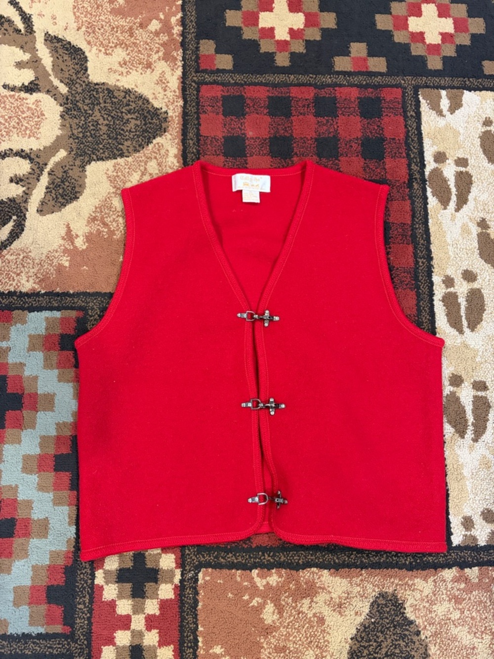 Men’s vintage Tally-ho wool sweater vest